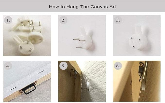 Baby Safari Nursery Wall Decor - Set of 3 Pictures Cute Animal Wall Prints on Canvas Jungle Nursery Safari Decor gifts for Baby Boys and Girls Room, Framed Wall Art (12 x16inch)