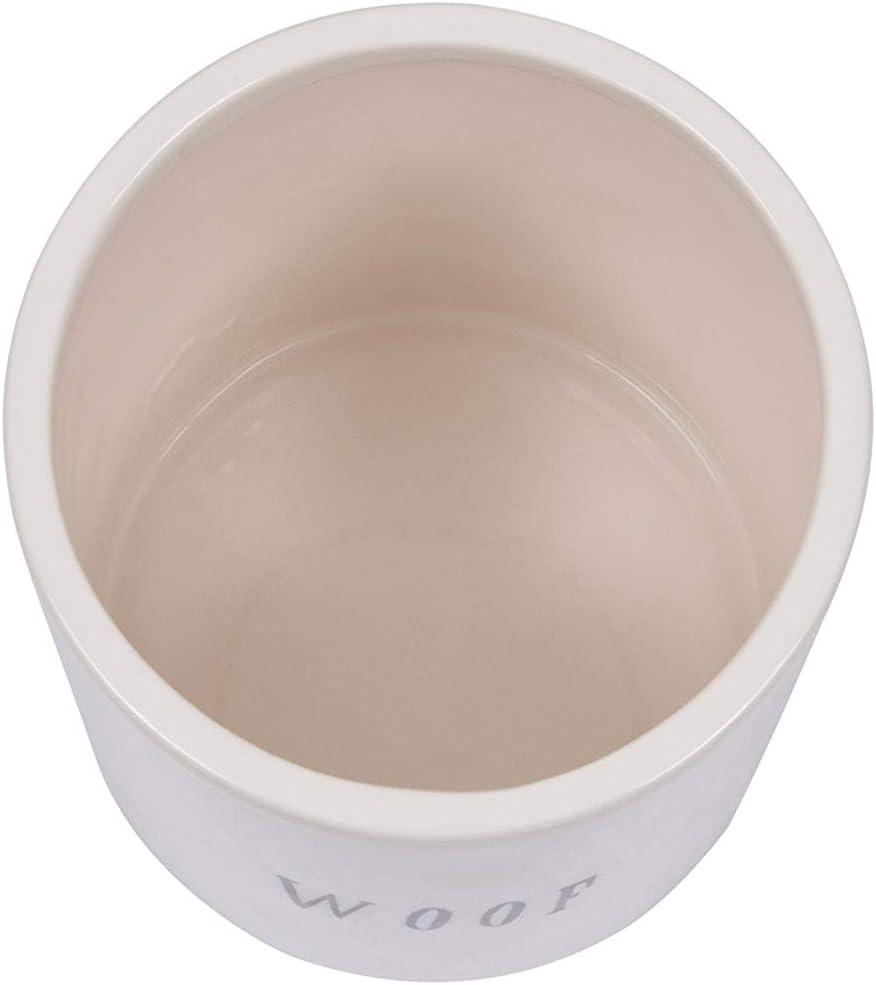 Creative Co-Op Woof Jar with Bone Handle on Lid