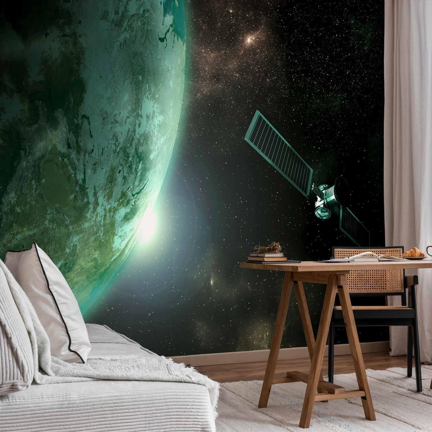 artgeist Wall Mural Cosmos Galaxy 177x124 in - XXL Non-Woven Wallpaper Fleece Wall Decor Photo Print Picture Image Design Home n-B-0007-a-b