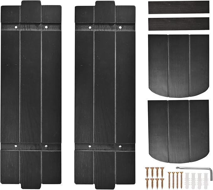 Sconces Set of 2, Large Rustic Candle Holder, Home Decor - Black Wall Art, Floating Candle Sconce Shelf for Living Room, Dining Room, Bedroom, Bathroom