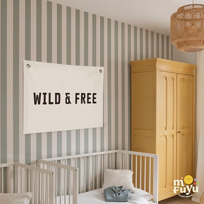 Playroom Boys Room Decor, Kids Room Wall Decor Canvas Banner - Adventure Nursery Wall Hanging for Nursery 30x20 Inch