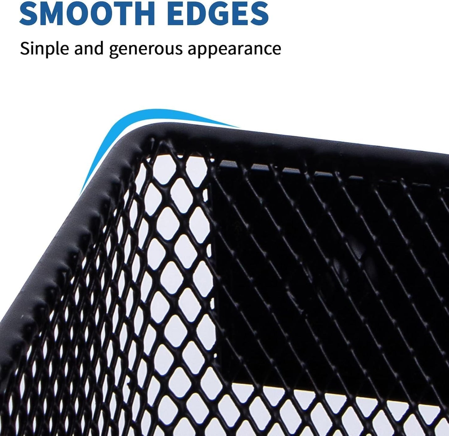 dedoot 6 Pack Magnetic Pen Holder, 3.45x2.3x2.6inch Magnetic Basket Locker Organizer Metal Mesh Pencil Memo Holder for Whiteboard, Fridge, Desk, Offices