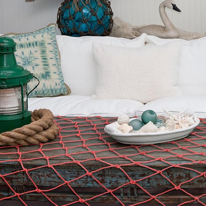2 Pack Fish Net Decorations for Party