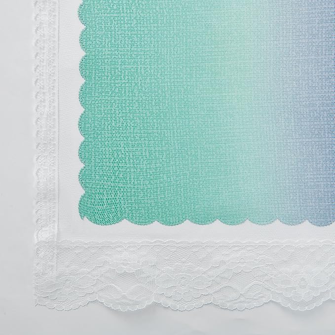 XiDi Curtains for Bedroom Decor, Rainbow Purplgreen grey34/96