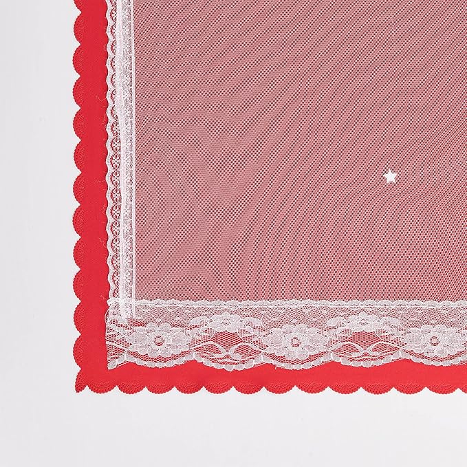 XiDi Red Black Out Curtains for Bedroom Windows Girls Bedroom Decor, Unicorn Curtains for Kids Room 2 Panel 34/84/2