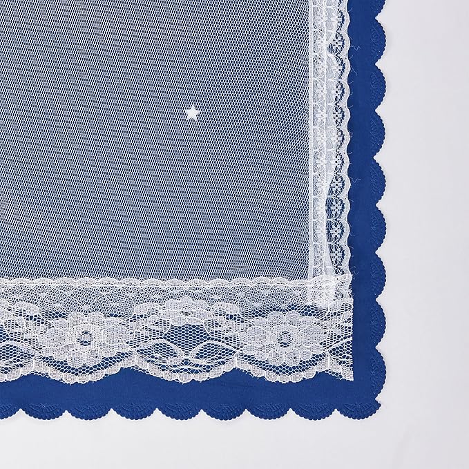XiDi Blackout Curtains for Bedroom & Living Room - Double Layer, 84 Inch Long Navy Blue Unicorn Curtains for Kids & Girls Room