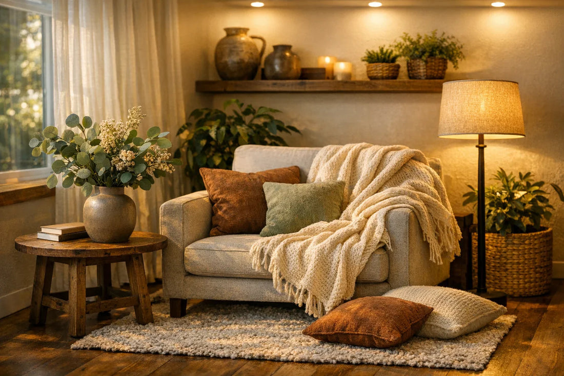Cozy Home Refresh Ideas with Glow and Greenery Decor