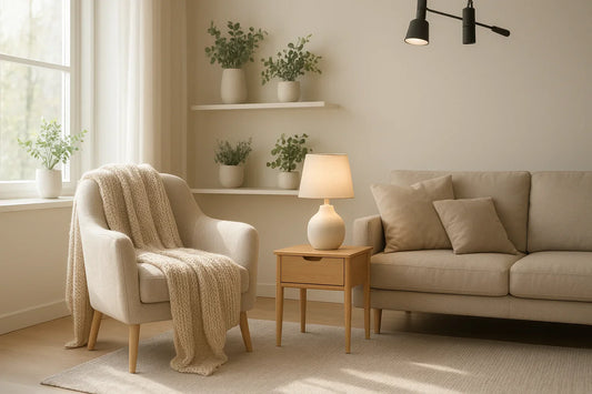 Cozy Home Glow Ideas with Stylish Throws and Lights