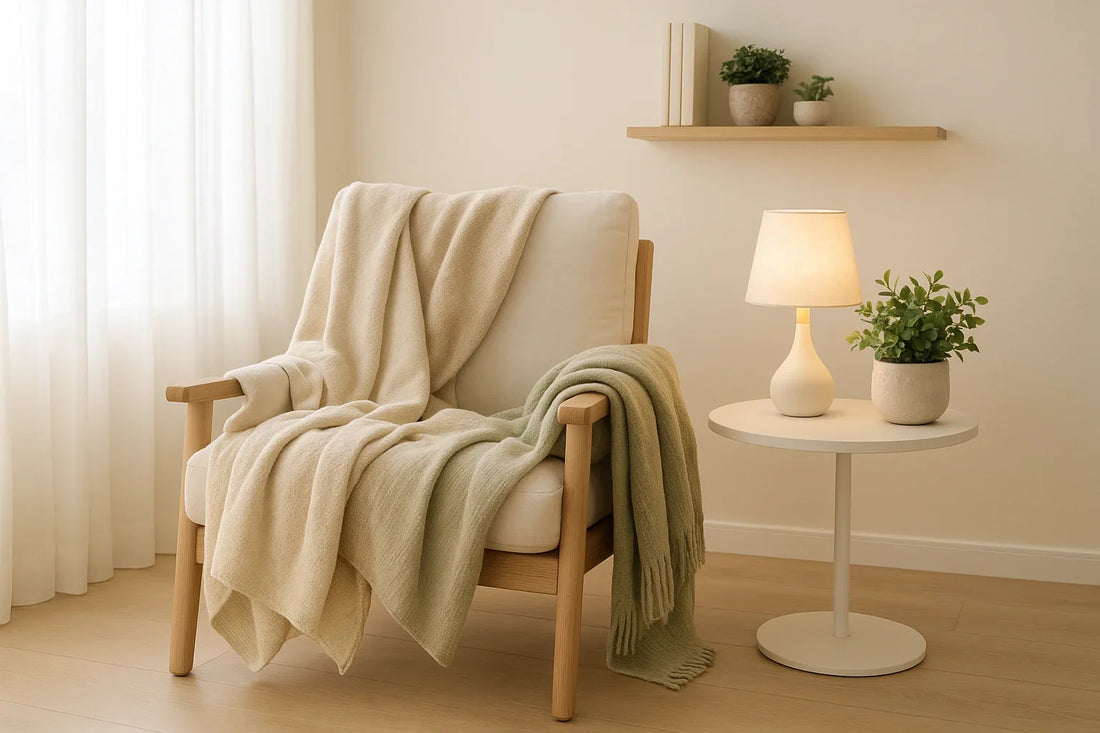 Cozy Up Your Space with Stylish Lighting and Soft Throws
