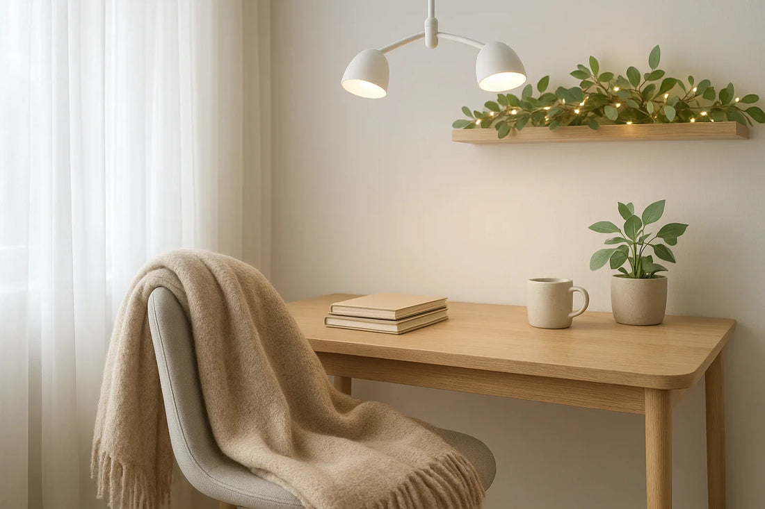 Cozy Your Home with Stylish Throws and Ambient Lighting