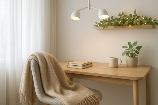 Cozy Your Home with Stylish Throws and Ambient Lighting