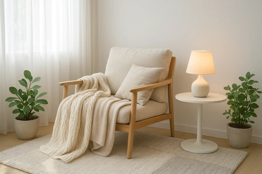 Cozy Home Refresh Ideas with Soft Throws and Glow