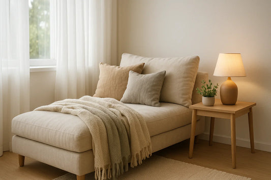 Cozy Up Your Home with Stylish Light and Soft Accents