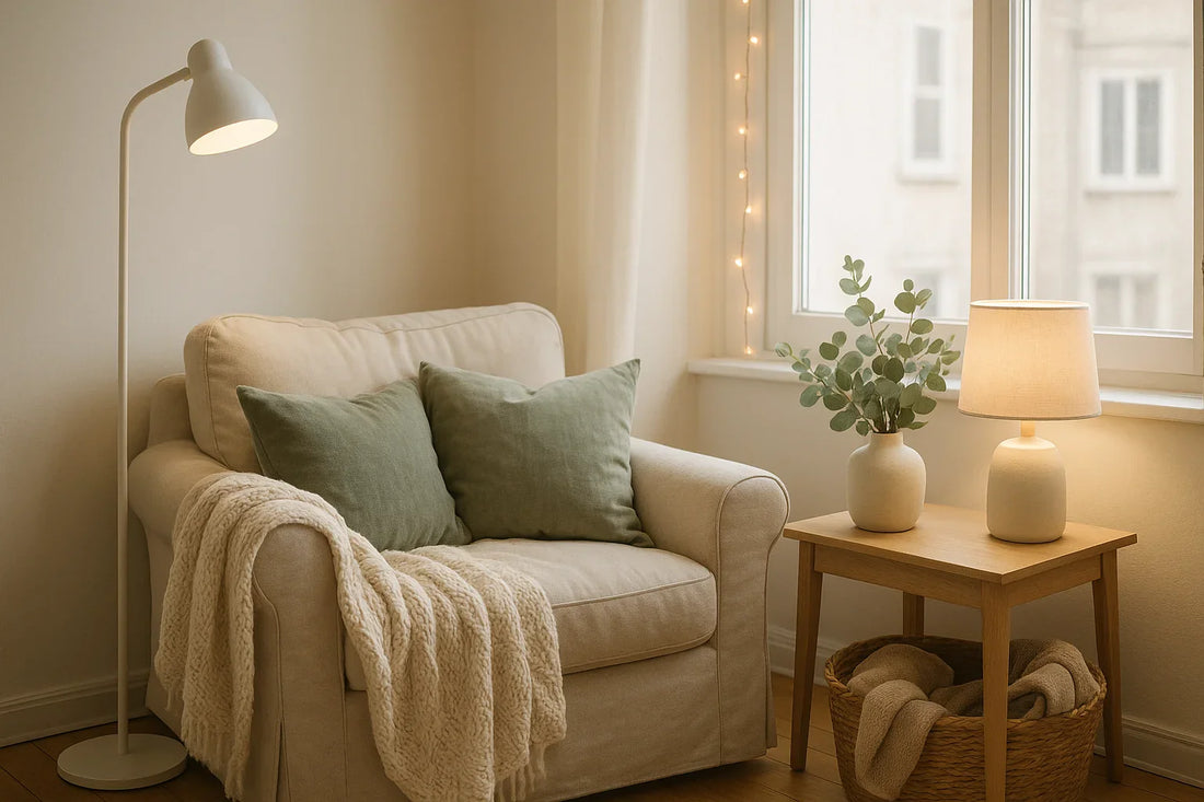 Cozy Up Your Space with Stylish Lighting and Textures