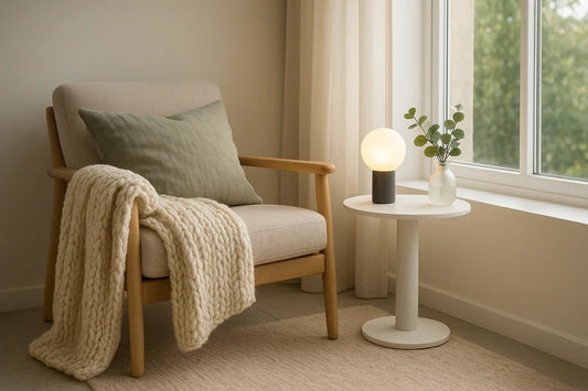 Cozy Up Your Home with Stylish Lighting and Soft Throws