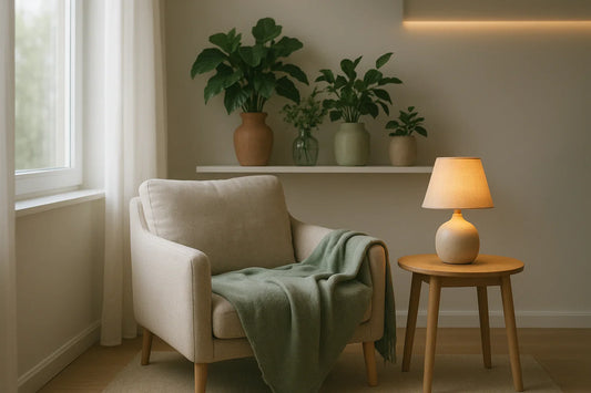 Cozy Up Your Space with Glow and Green Accents