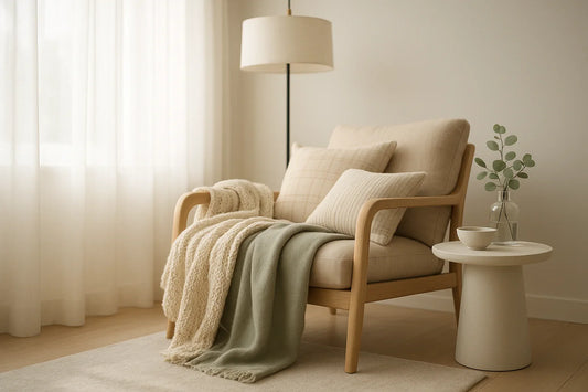 Cozy Up Your Space with Stylish Lights and Luxurious Throws