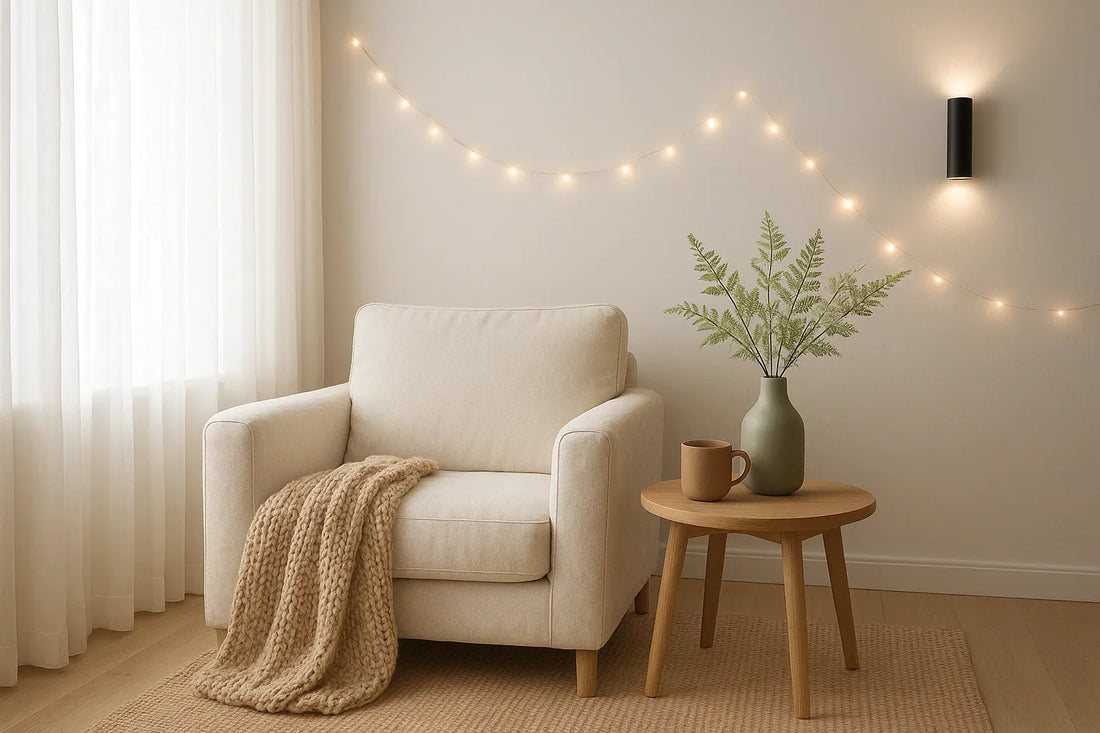 Cozy Home Refresh Ideas with Glow and Greenery Touches