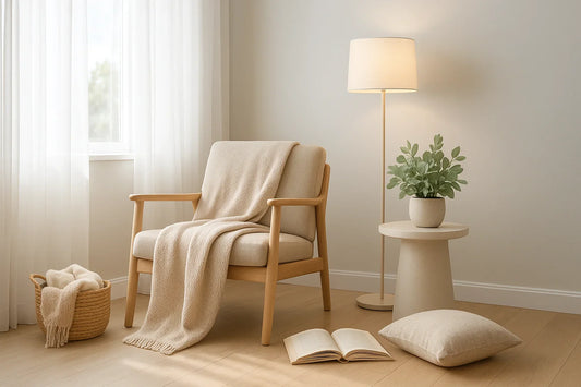 Cozy Home Glow Ideas with Soft Lights and Luxe Throws
