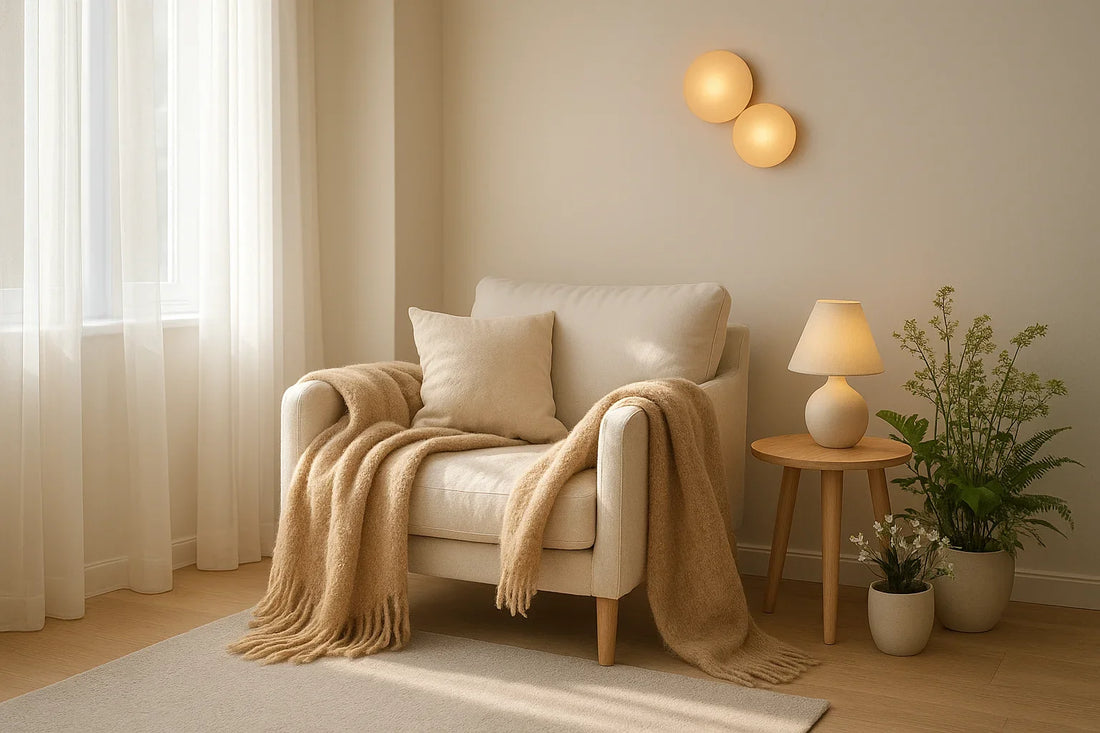 Cozy Nights Transformed with Warm Lights and Plush Throws