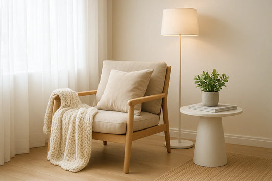 Cozy Up Your Home with Soft Throws and Ambient Glow