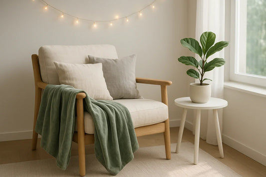 Cozy Home Glow Ideas with Chic Throws and Ambient Lights