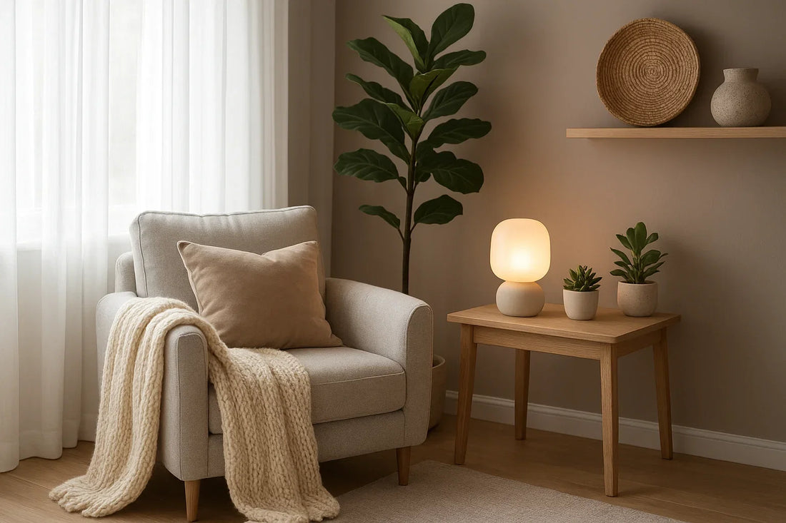 Cozy Home Upgrades with Glow and Natural Touches