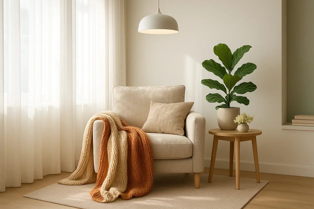 Transform Your Space with Cozy Throws and Chic Lighting Ideas