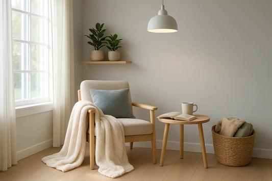 Cozy Ambiance Hacks with Chic Lights and Plush Throws