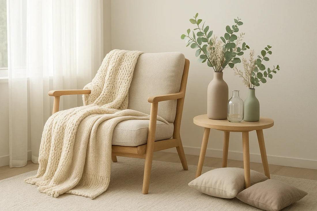 Cozy Home Glow Ideas with Chic Throws and Elegant Vases