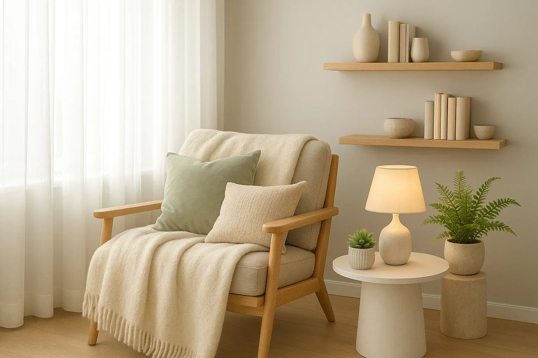 Cozy Up Your Home with Warm Lights and Plush Accents