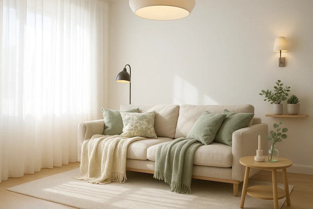 Cozy Home Makeover Tips with Stylish Lights and Textiles