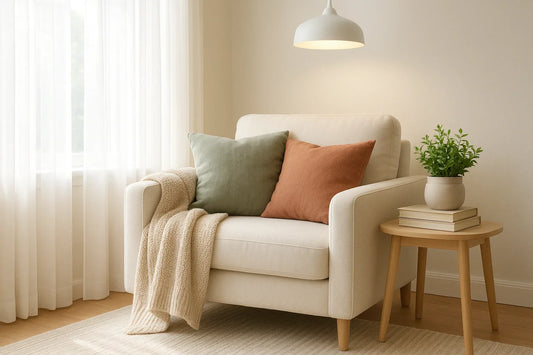 Brighten Your Home Cozy Corners with Stylish Lights and Throws