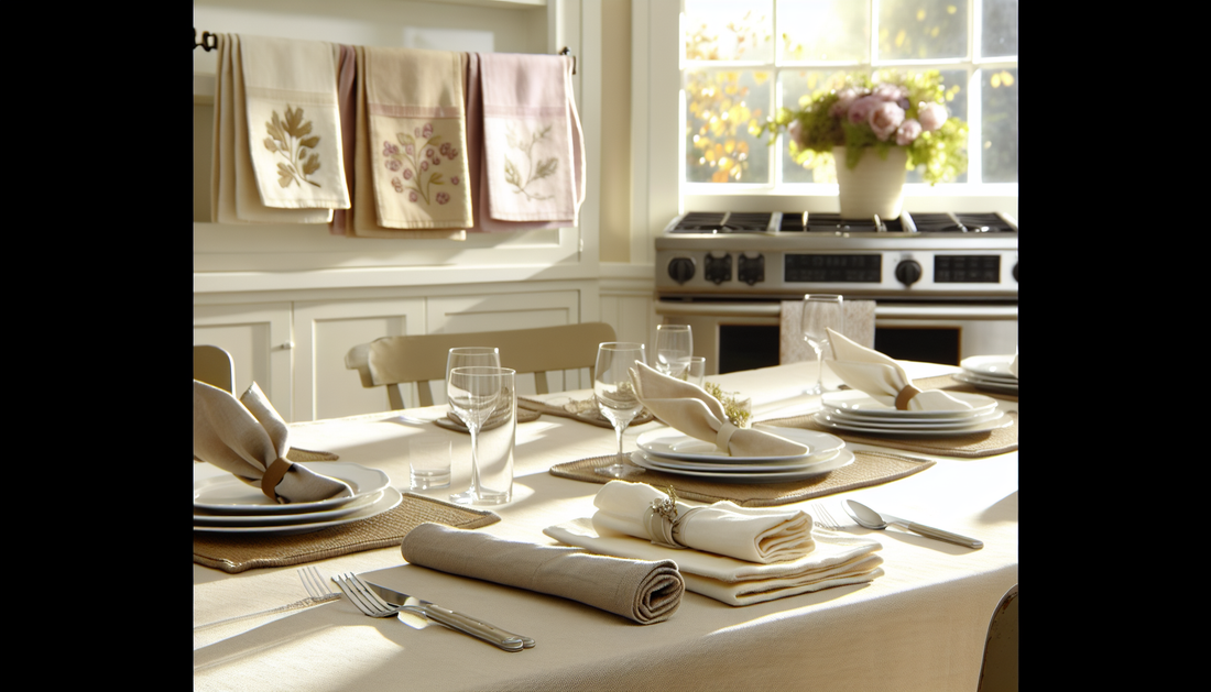 Top 5 Must-Have Kitchen & Table Linens for a Stylish Dining Space