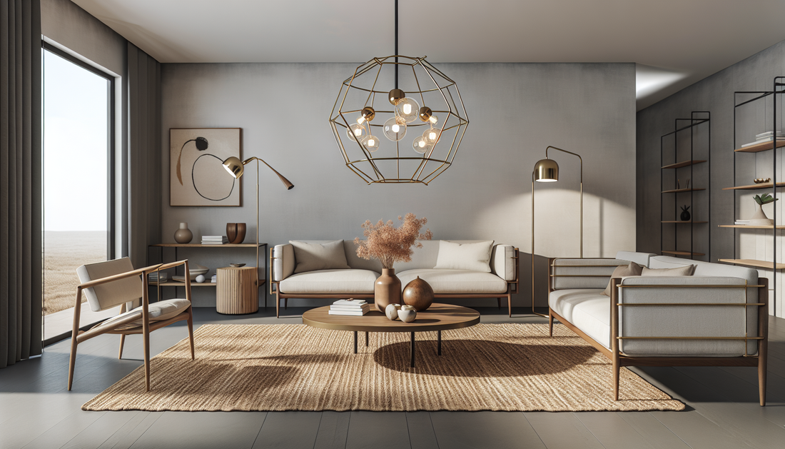 How to Style Ceiling Lights to Elevate Your Living Room Decor
