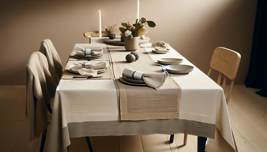 How to Style Your Dining Table with Modern Kitchen Linens