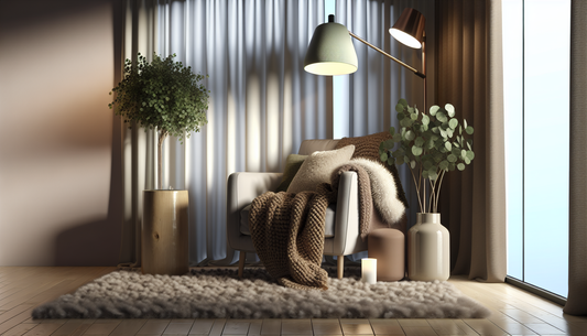 Cozy Home Makeover Ideas with Ambient Lights and Plush Throws