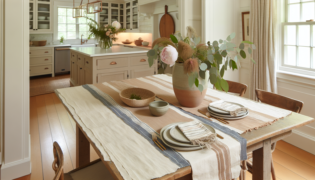 Top Kitchen Linen Trends to Elevate Your American Home Style