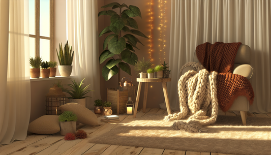 Cozy Up Your Space with Glow and Greenery Touches