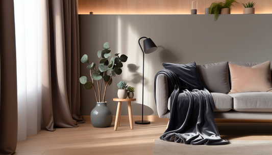 Cozy Up Your Space with Chic Throws and Ambient Lights