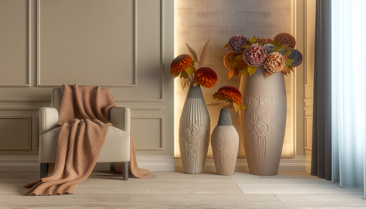 Brighten Your Home: Cozy Throws, Elegant Vases, and Seasonal Lighting