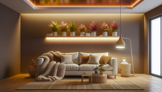 Cozy Home Makeover Ideas with Warm Lights and Plush Throws