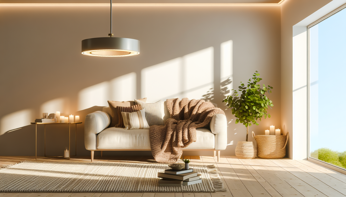 Cozy Up Your Space with Soft Throws and Stylish Lights
