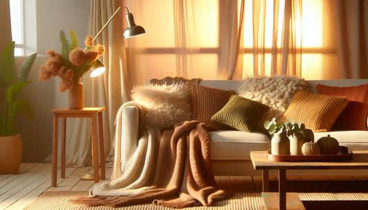 Cozy Home Refresh Ideas with Warm Lights and Soft Throws