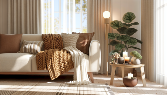 Cozy Up Your Home with Stylish Throws and Ambient Lights