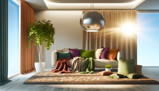 Transform Your Space with Cozy Throws and Elegant Lighting