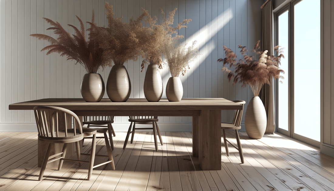 How to Transform Your Dining Area with Vases, Table Linens, and Wall Lights