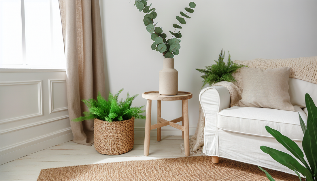 Cozy Up Your Home with Artificial Plants, Throws, and Wall Lights