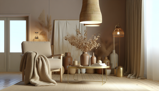How to Style Vases, Ceiling Lights, and Throws for a Cozy Home