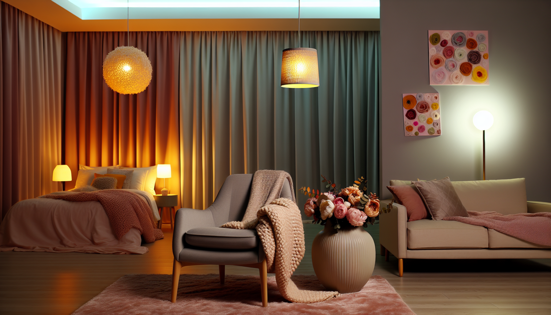 Transform Your Home Ambiance with Cozy Throws and Soft Lighting